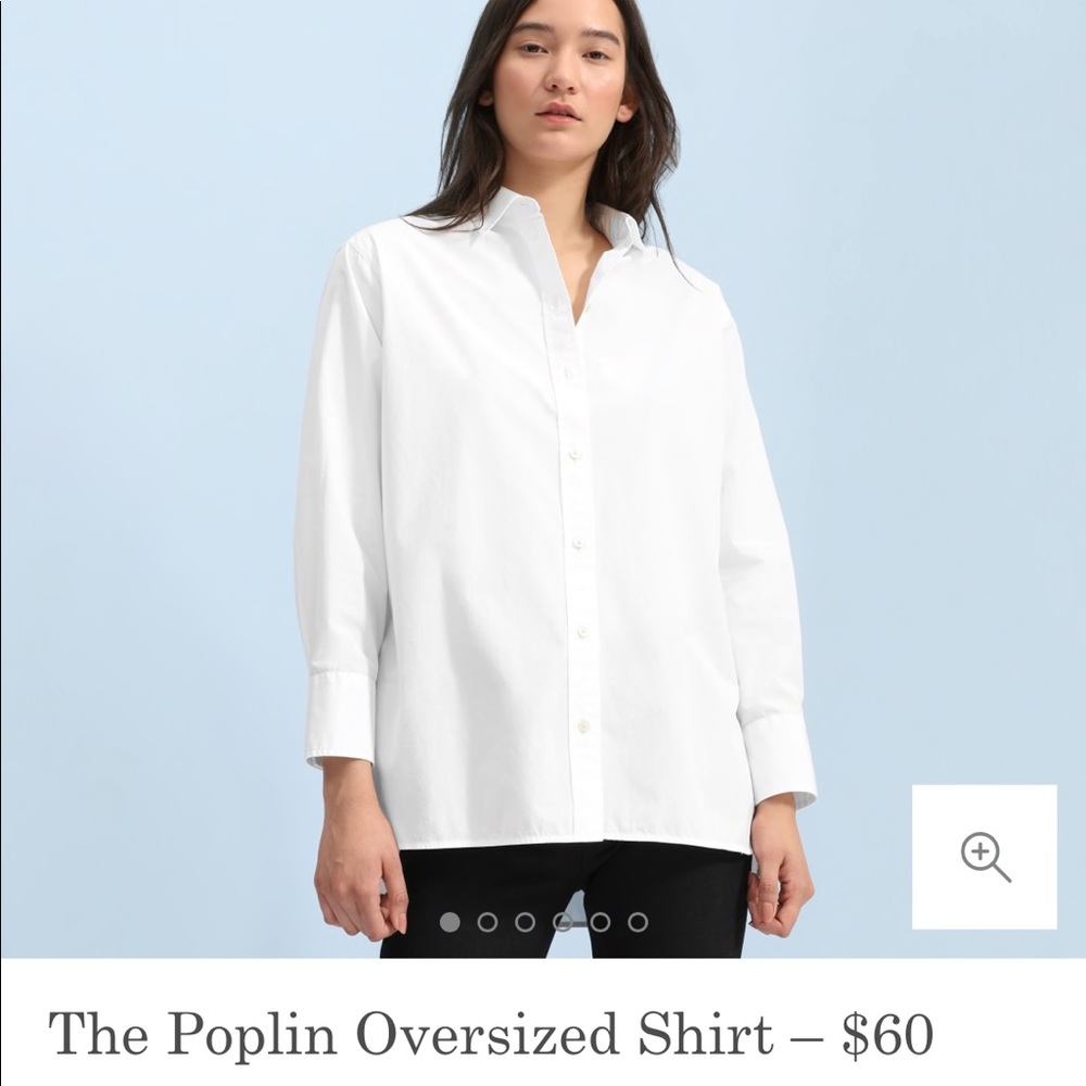 Everlane Oversized Poplin Shirt